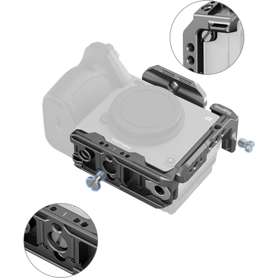 Клетка SmallRig 4772 HawkLock Half Cage для Sony FX3 / FX30 Клетка SmallRig 4772 HawkLock Half Cage для Sony FX3 / FX30