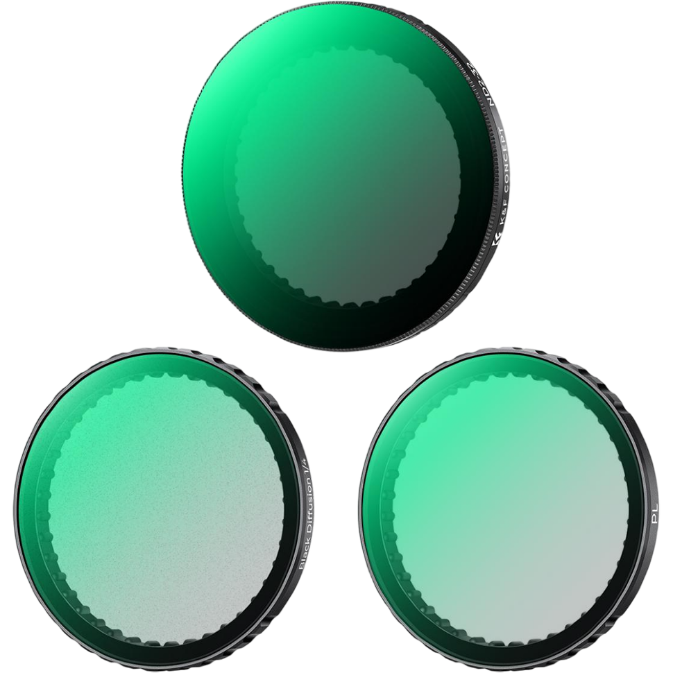 Комплект светофильтров K&F Concept ND2-32, CPL, Black Mist 1/4 для DJI Osmo Action 5 Pro/4/3 (3шт) Комплект светофильтров K&F Concept ND2-32, CPL, Black Mist 1/4 для DJI Osmo Action 5 Pro/4/3 (3шт)