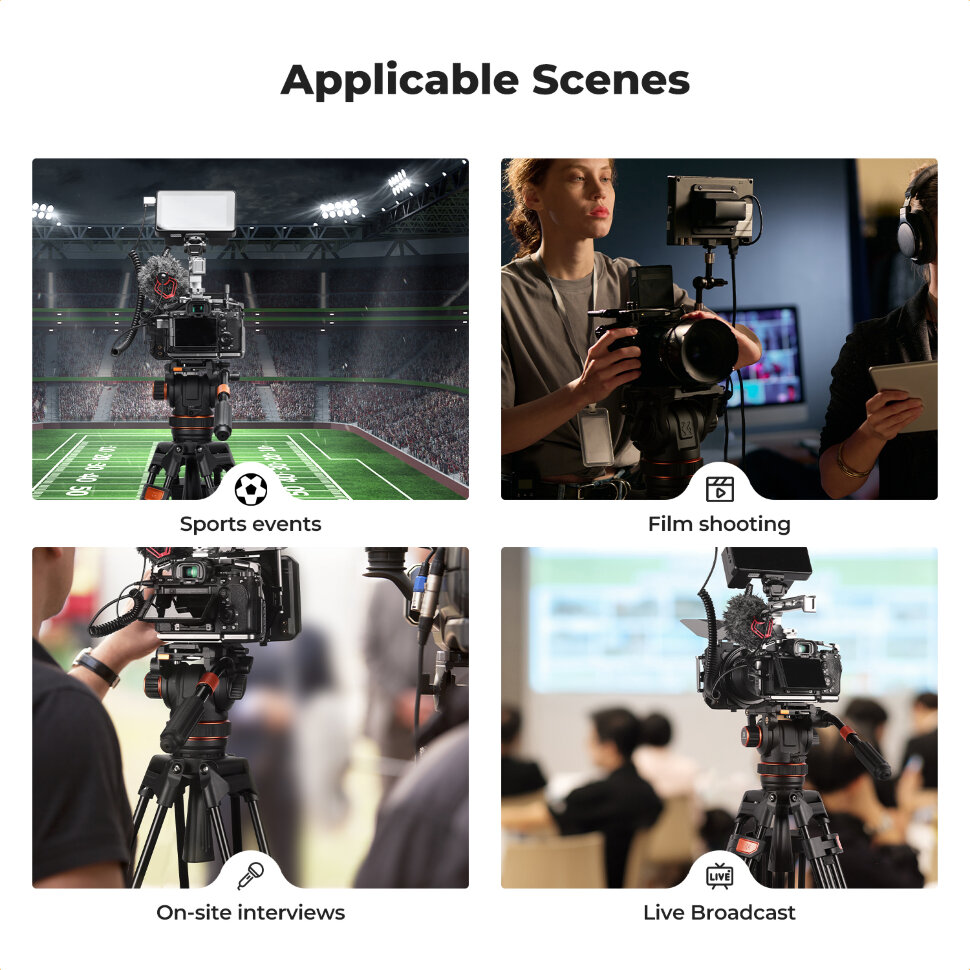 Штатив K&F Concept VA3 с головой BV60 Штатив K&F Concept VA3 с головой BV60