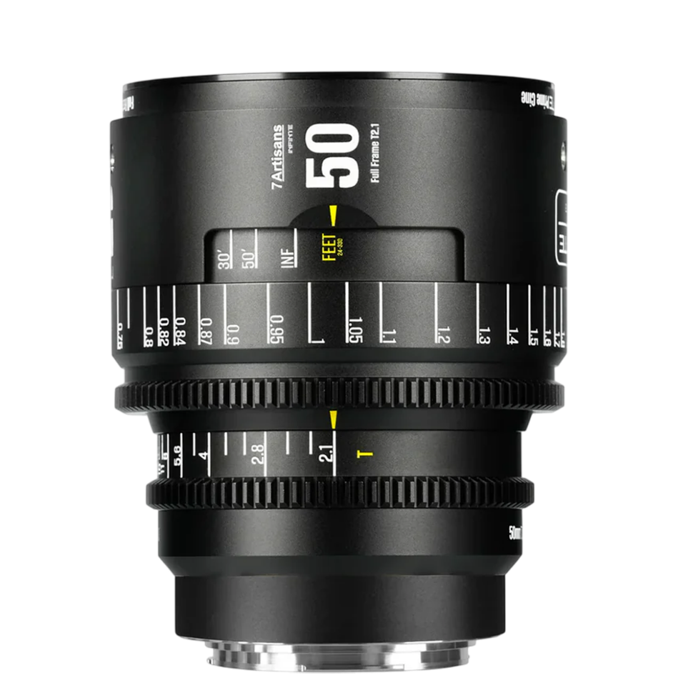 Объектив 7Artisans INFINTE 50mm T2.1 PL-Mount Чёрный
