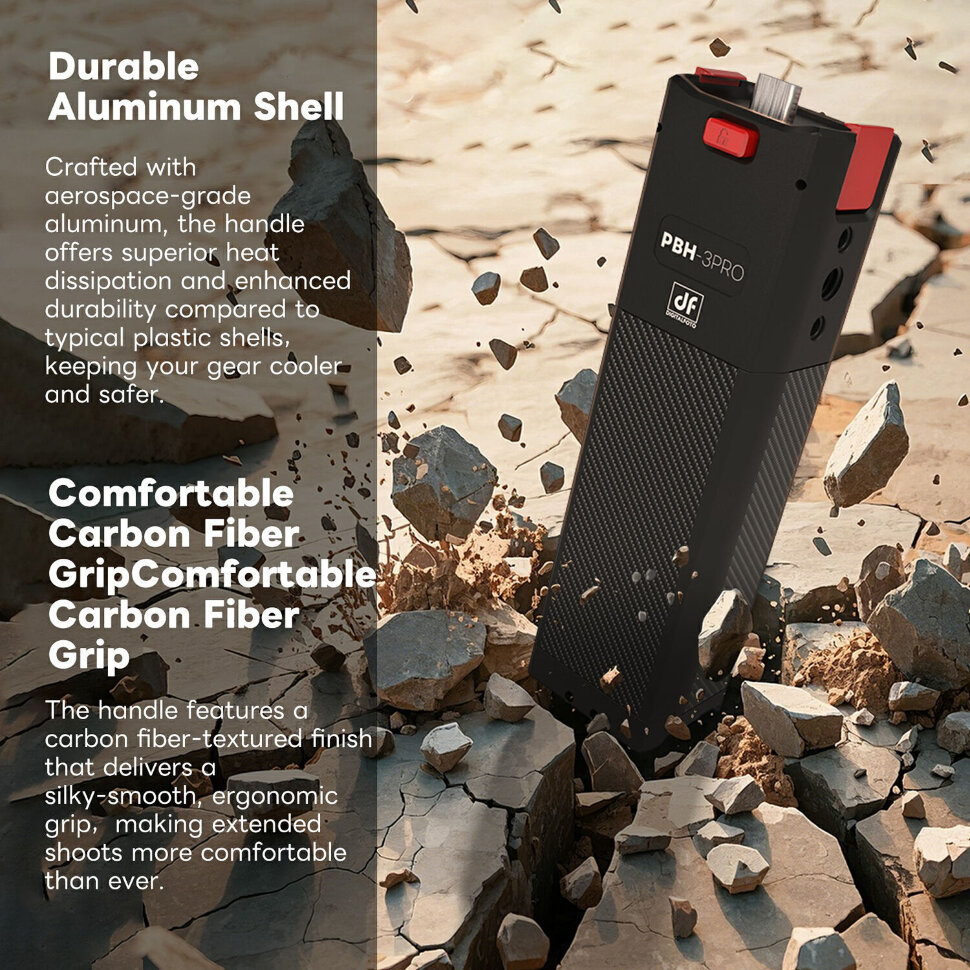 Аккумуляторная рукоятка DigitalFoto PBH-3 PRO для DJI Osmo Pocket 3 Аккумуляторная рукоятка DigitalFoto PBH-3 PRO для DJI Osmo Pocket 3