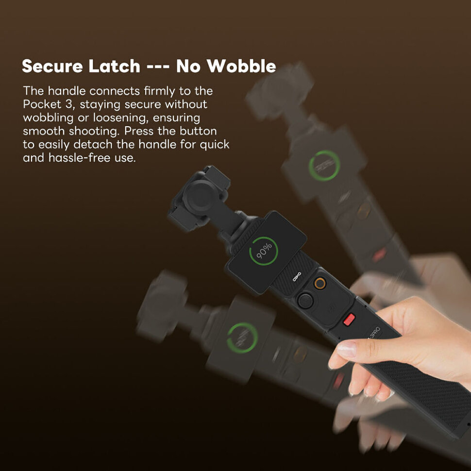 Аккумуляторная рукоятка DigitalFoto PBH-3 PRO для DJI Osmo Pocket 3 Аккумуляторная рукоятка DigitalFoto PBH-3 PRO для DJI Osmo Pocket 3