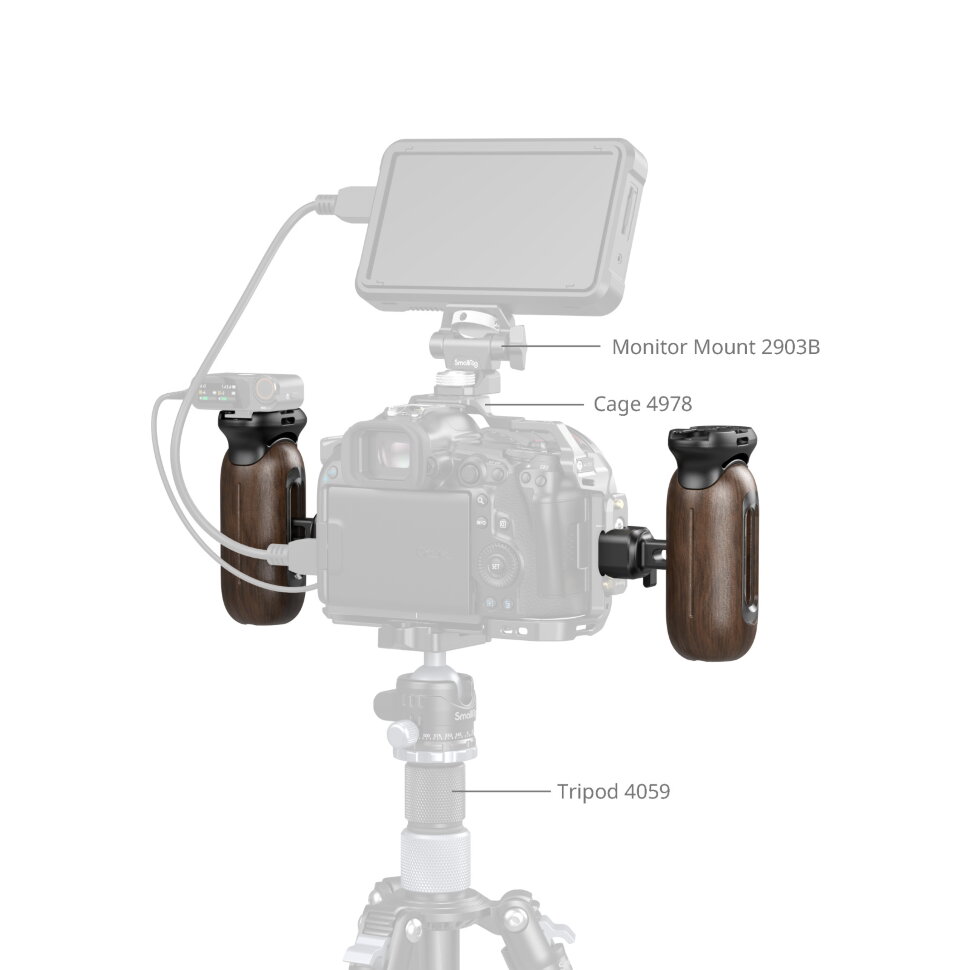 Рукоятка SmallRig 5239 Wooden Side Handle (NATO) Рукоятка SmallRig 5239 Wooden Side Handle (NATO)