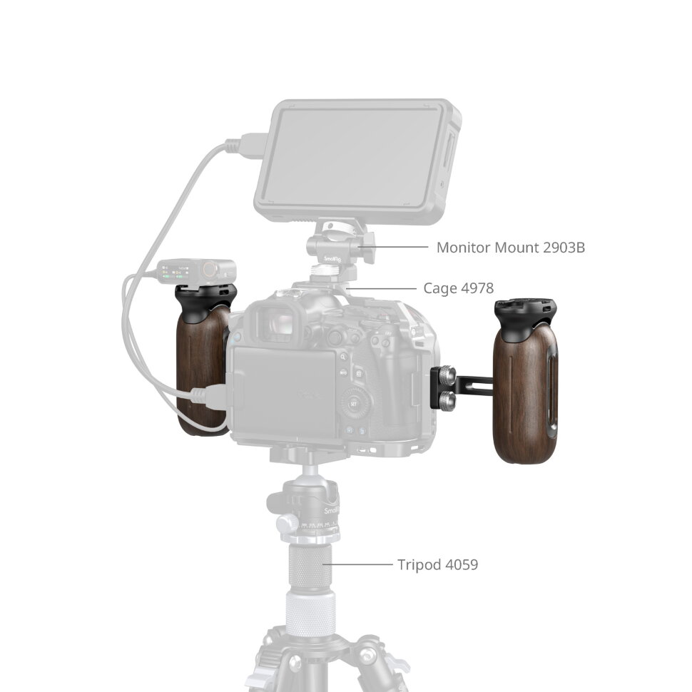 Рукоятка SmallRig 5237 Wooden Side Handle 1/4" Рукоятка SmallRig 5237 Wooden Side Handle 1/4"