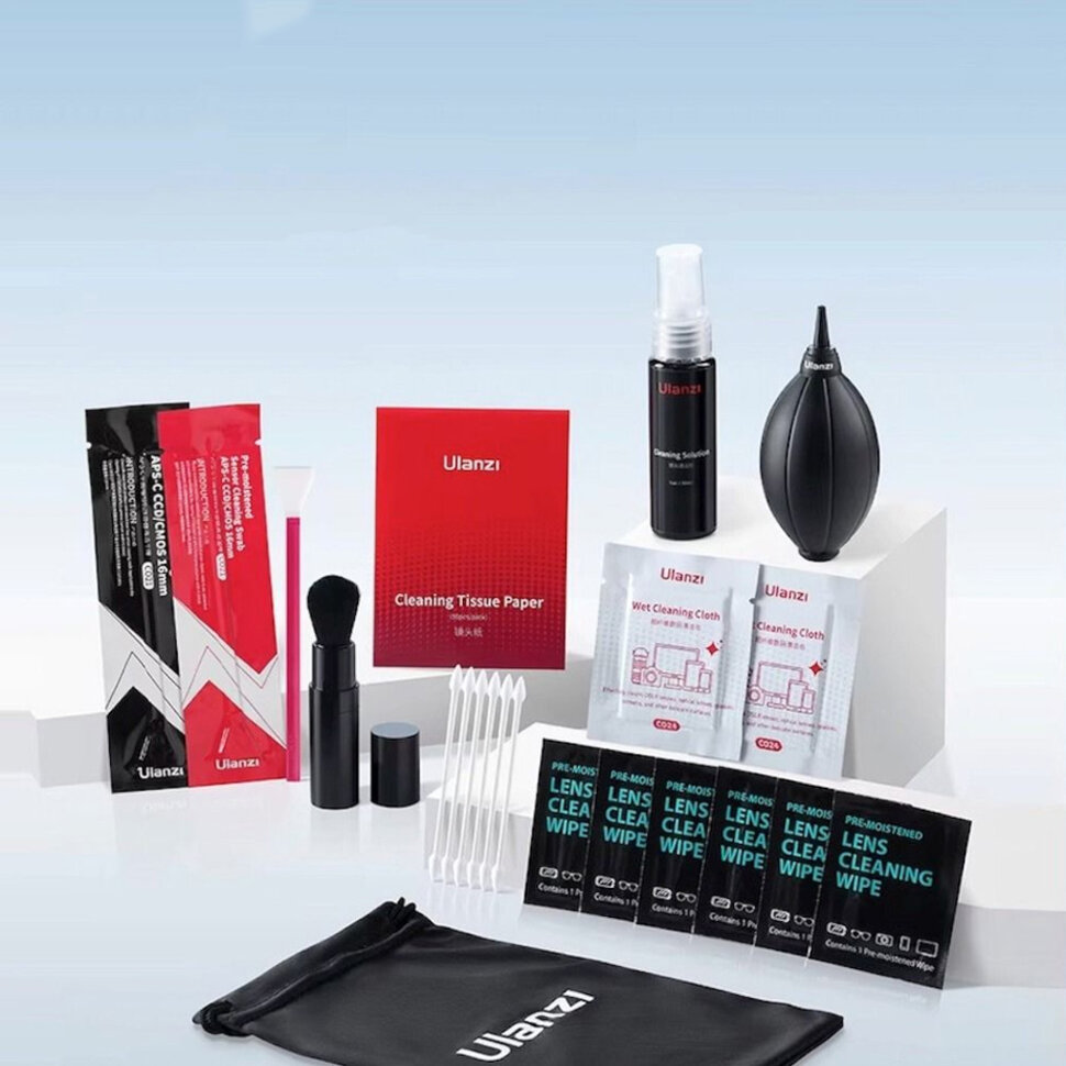 Набор для чистки Ulanzi C058 CO72 10-in-1 APS-C Camera Cleaning Kit Набор для чистки Ulanzi C058 CO72 10-in-1 APS-C Camera Cleaning Kit