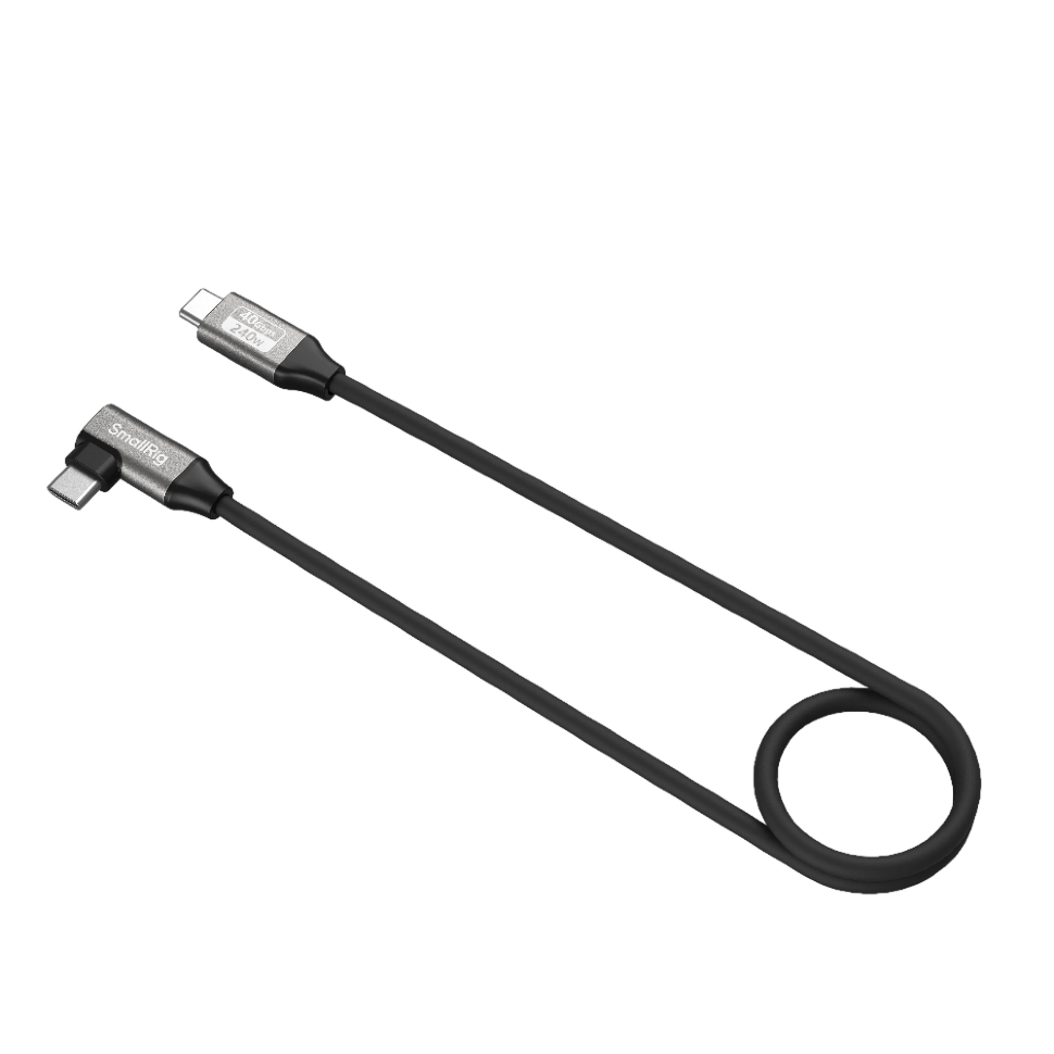 Кабель SmallRig 5076 Type-C Angled 60см (40Гб/с + 240Вт + 8K) Кабель SmallRig 5076 Type-C Angled 60см (40Гб/с + 240Вт + 8K)