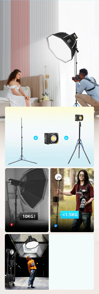 Осветитель Sirui C300X II Осветитель Sirui C300X II