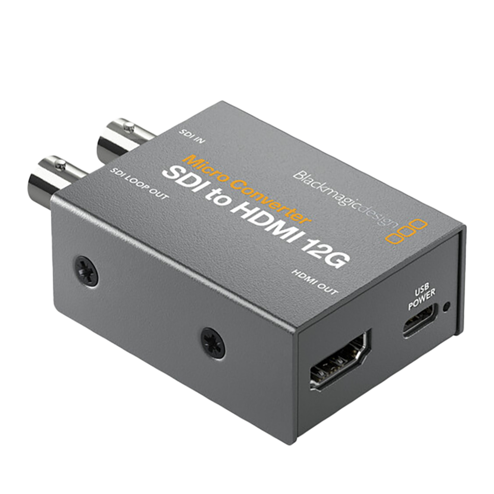 Микро конвертер Blackmagic Micro Converter SDI - HDMI 12G Микро конвертер Blackmagic Micro Converter SDI - HDMI 12G