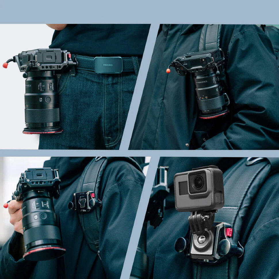 Быстросъёмное крепление на рюкзак Freewell Backpack Quick Release Сlamp Быстросъёмное крепление на рюкзак Freewell Backpack Quick Release Сlamp