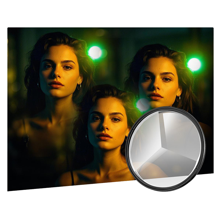 Светофильтр K&F Concept  Nano-B Kaleidoscope Prism Triangular 82мм Светофильтр K&F Concept  Nano-B Kaleidoscope Prism Triangular 82мм