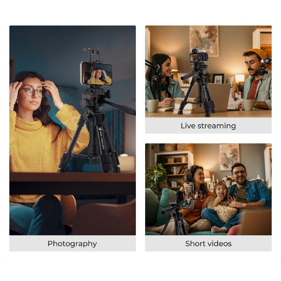 Штатив K&F Concept S233A0 Smart Штатив K&F Concept S233A0 Smart