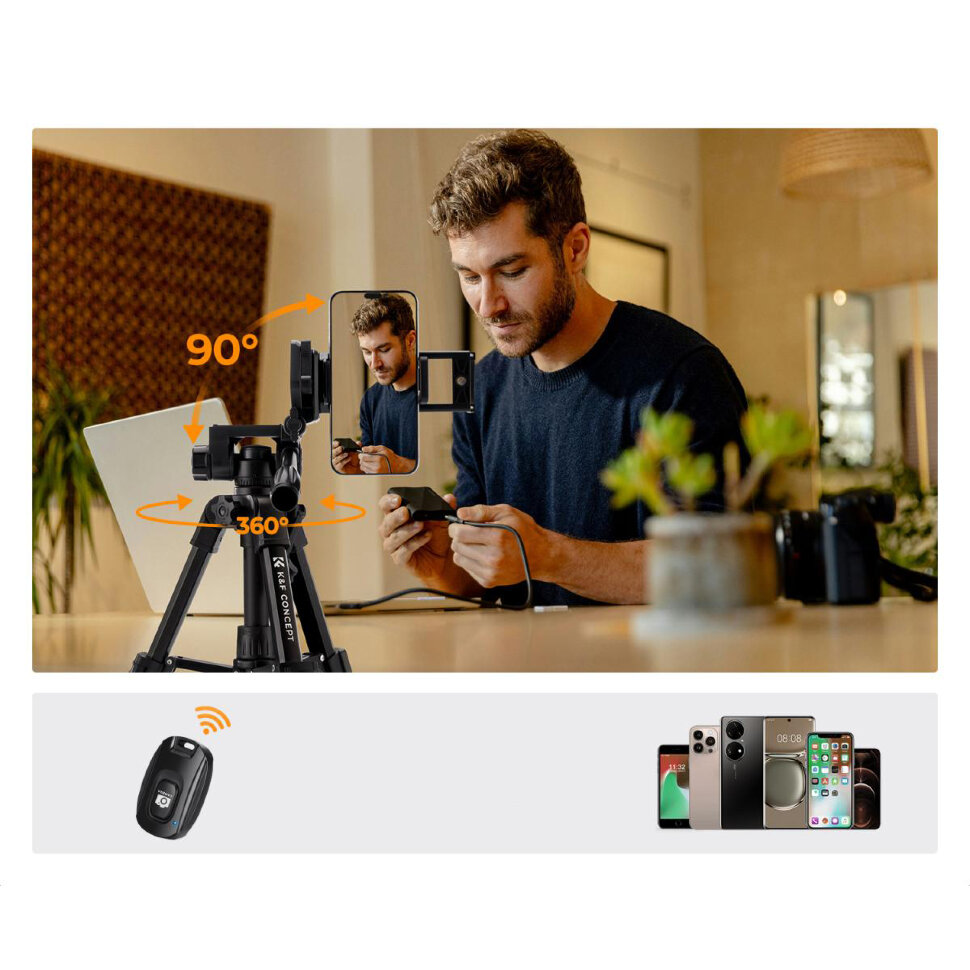 Штатив K&F Concept S233A0 Smart Штатив K&F Concept S233A0 Smart