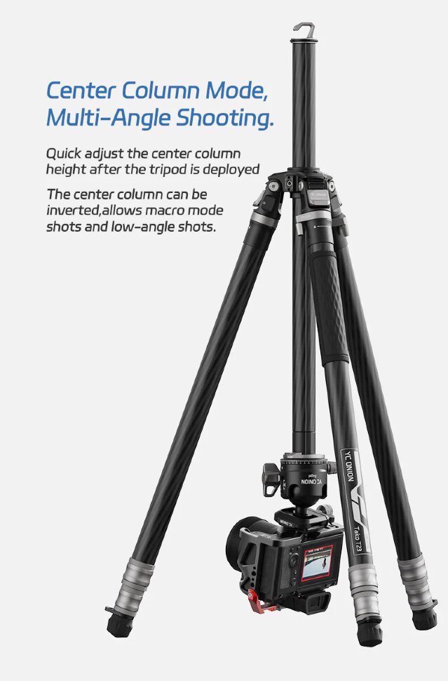 Штатив YC Onion Tako T23 с головой BC44/Litchi Gimble Arm + Overhead Rig Штатив YC Onion Tako T23 с головой BC44/Litchi Gimble Arm + Overhead Rig