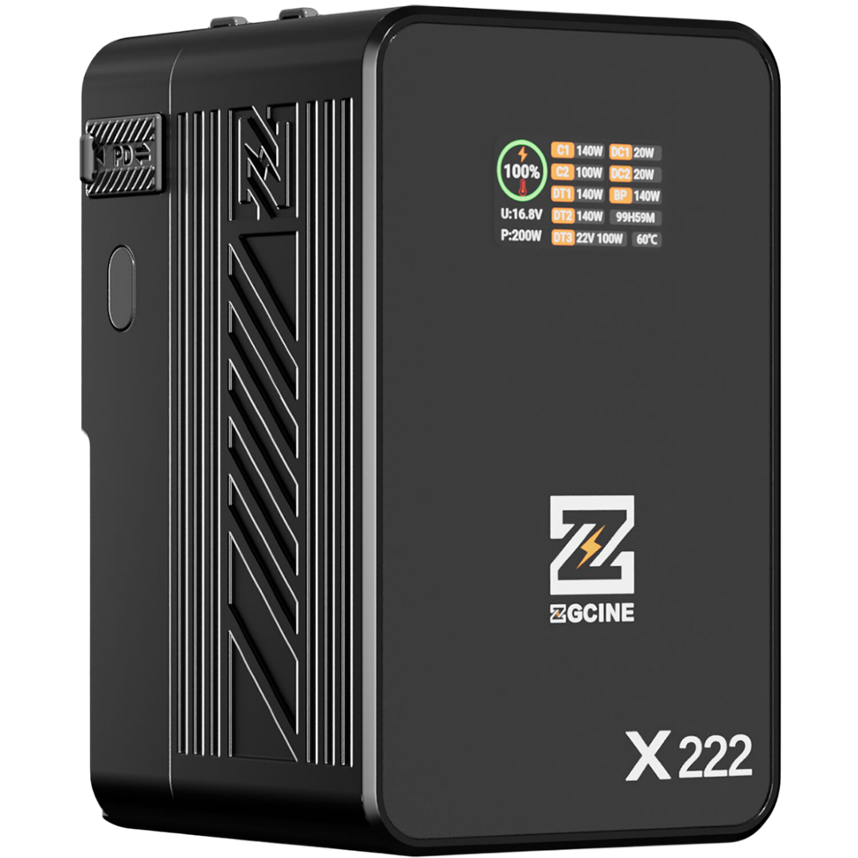 Аккумулятор ZGCine ZG-X222 V-mount Чёрный Аккумулятор ZGCine ZG-X222 V-mount Чёрный