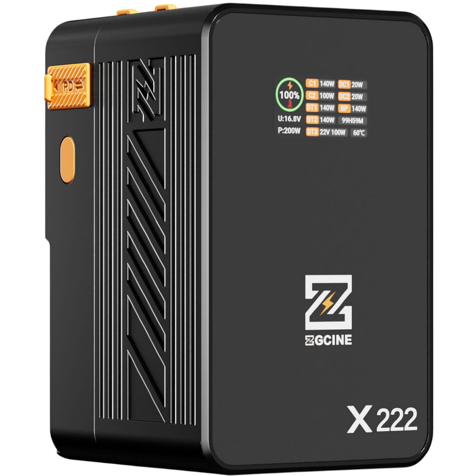 Аккумулятор ZGCine ZG-X222 V-mount Оранжевый Аккумулятор ZGCine ZG-X222 V-mount Оранжевый