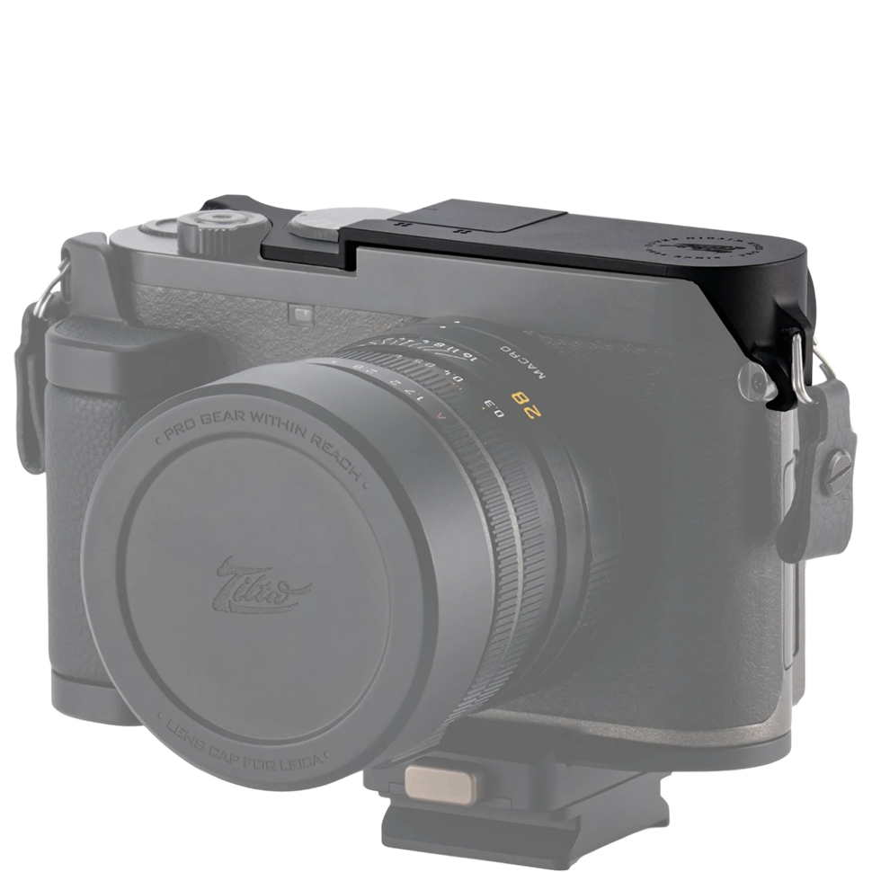 Площадка с упором для большого пальца Tila Top Plate w/ Thumb Bracket для Leica Q3 Чёрная Площадка с упором для большого пальца Tila Top Plate w/ Thumb Bracket для Leica Q3 Чёрная