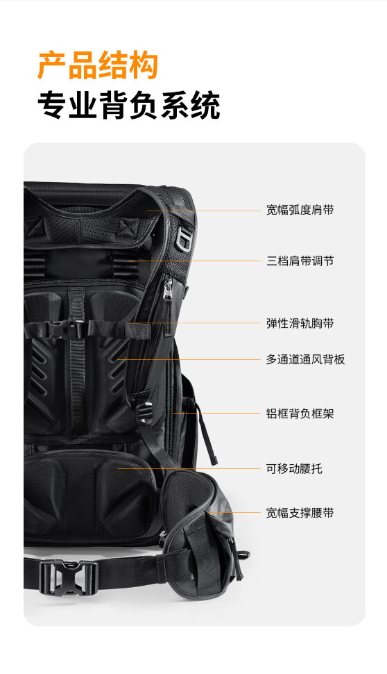 Рюкзак K&F Concept Star Wander 40L Бежевый Рюкзак K&F Concept Star Wander 40L Бежевый