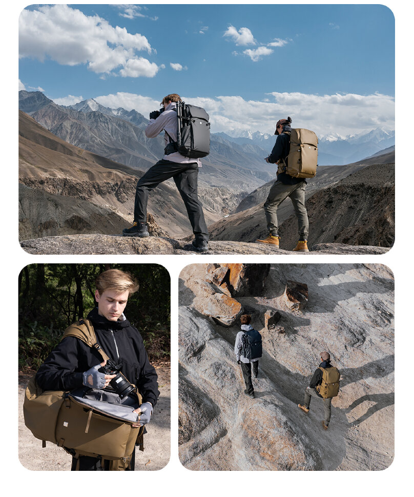 Рюкзак K&F Concept Star Wander 40L Бежевый Рюкзак K&F Concept Star Wander 40L Бежевый