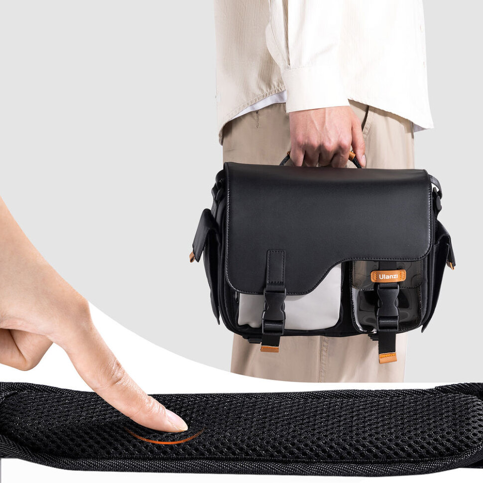Сумка Ulanzi MS12 Messenger Чёрная Сумка Ulanzi MS12 Messenger Чёрная