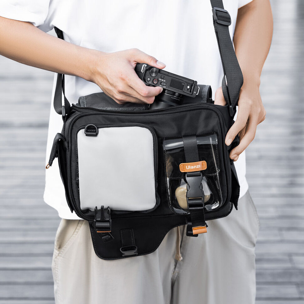 Сумка Ulanzi MS12 Messenger Чёрная Сумка Ulanzi MS12 Messenger Чёрная