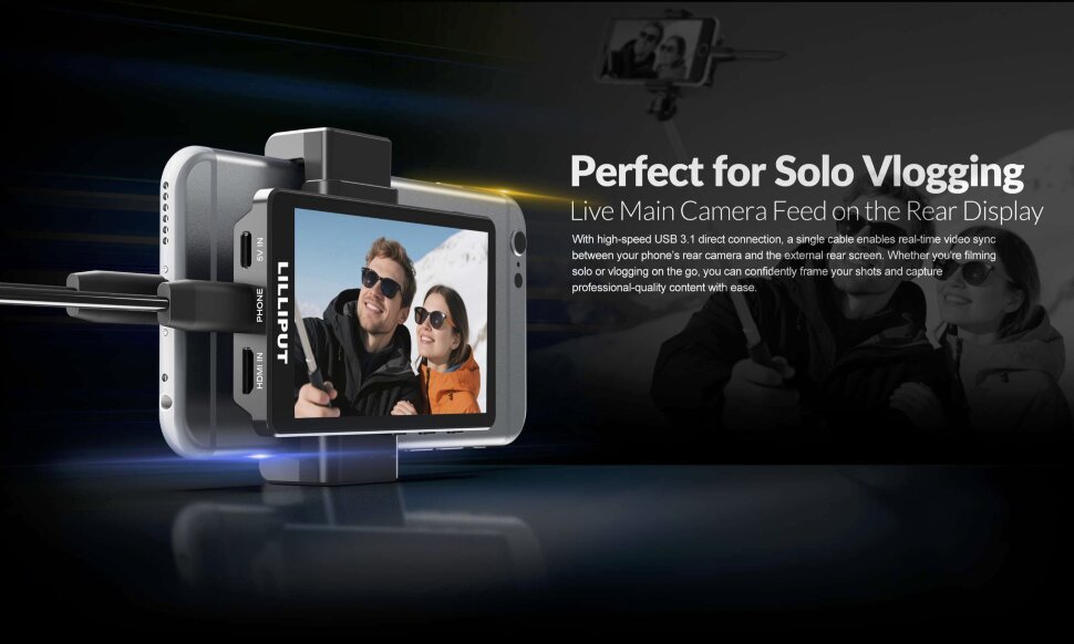 Монитор для селфи Lilliput V4 Монитор для селфи Lilliput V4