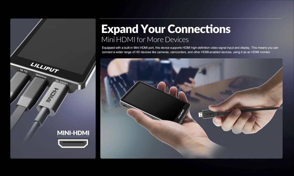 Монитор для селфи Lilliput V4 Монитор для селфи Lilliput V4