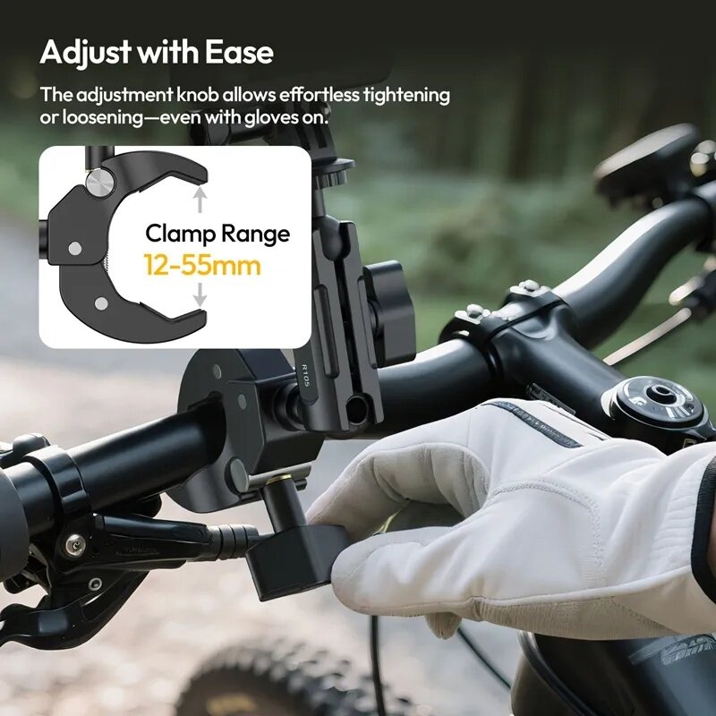 Велокрепление Ulanzi R105 Y Super Clamp для экшн-камеры Велокрепление Ulanzi R105 Y Super Clamp для экшн-камеры