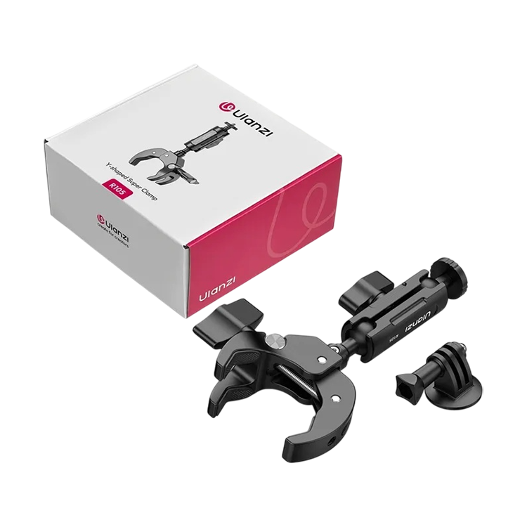 Велокрепление Ulanzi R105 Y Super Clamp для экшн-камеры Велокрепление Ulanzi R105 Y Super Clamp для экшн-камеры