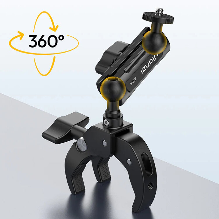 Велокрепление Ulanzi R105 Y Super Clamp для экшн-камеры Велокрепление Ulanzi R105 Y Super Clamp для экшн-камеры