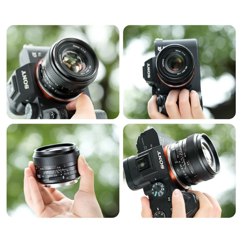 Объектив 7Artisans 35mm F1.4 Mark III RF Чёрный Объектив 7Artisans 35mm F1.4 Mark III RF Чёрный