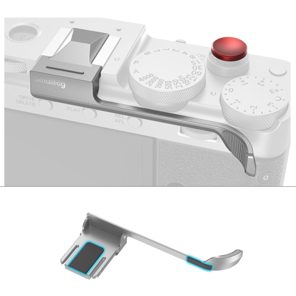 Упор для большого пальца SmallRig 5451 Thumb Grip для Fujifilm X-E5 Серебро Упор для большого пальца SmallRig 5451 Thumb Grip для Fujifilm X-E5 Серебро