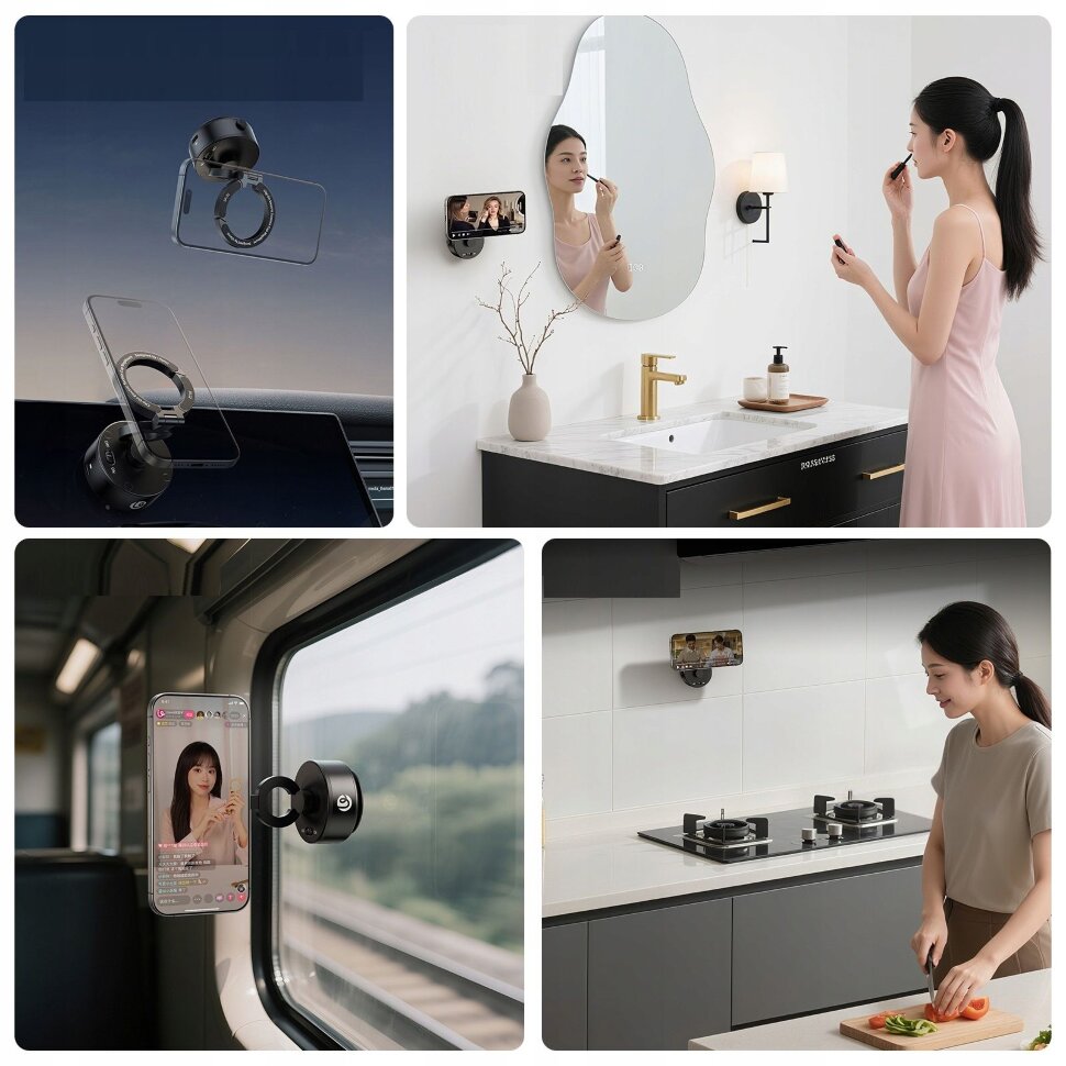 Магнитный держатель с присоской Ulanzi SK-22 MagMount Магнитный держатель с присоской Ulanzi SK-22 MagMount