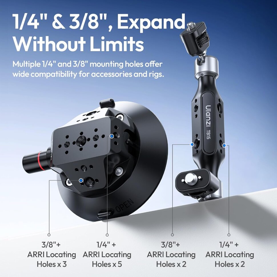 Вакуумная присоска Ulanzi TB15 Вакуумная присоска Ulanzi TB15