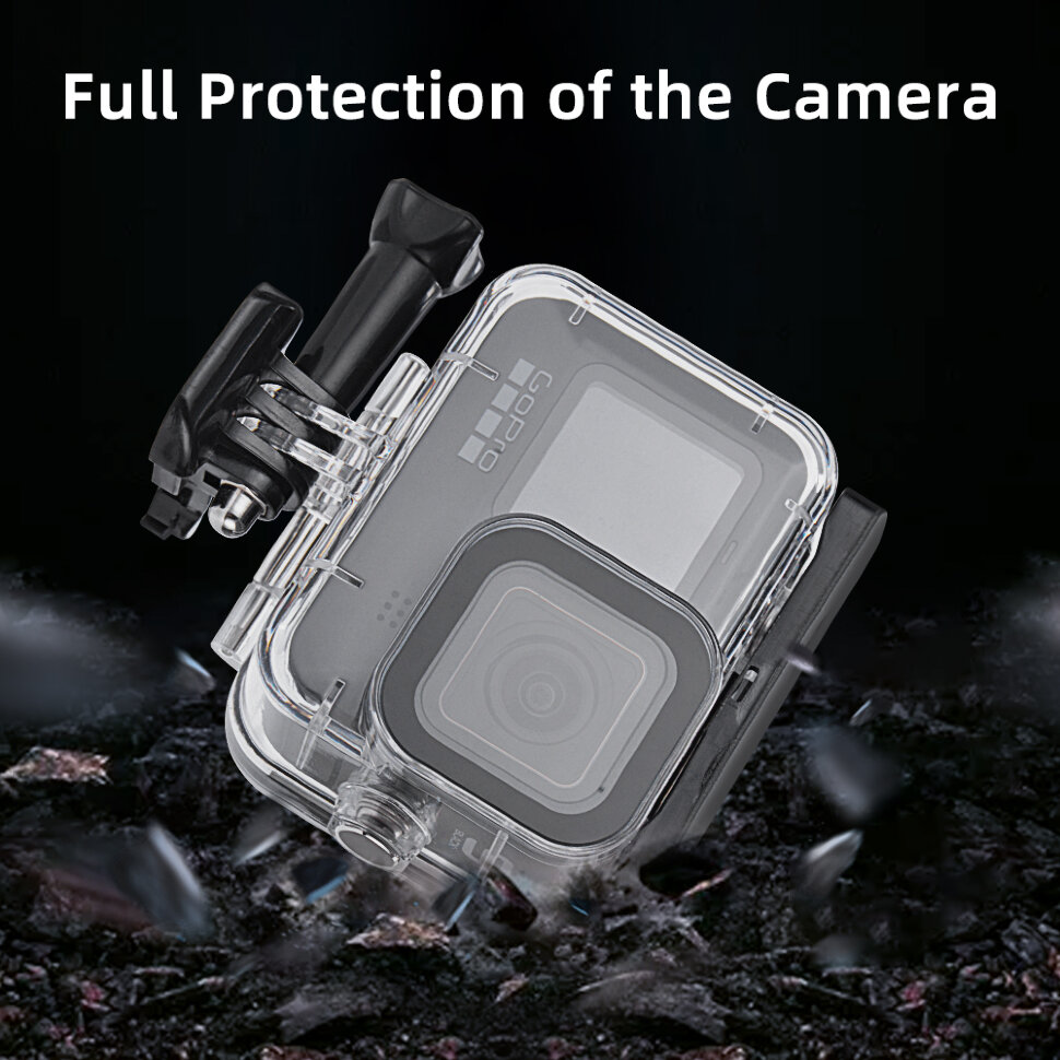 Аквабокс KingMa BMGP342 для GoPro Hero 9/10/11/12 Аквабокс KingMa BMGP342 для GoPro Hero 9/10/11/12