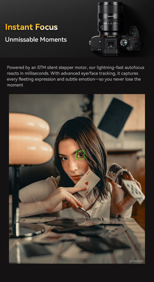 Объектив 7Artisans AF 35mm F1.8 Full Frame E-mount Объектив 7Artisans AF 35mm F1.8 Full Frame E-mount