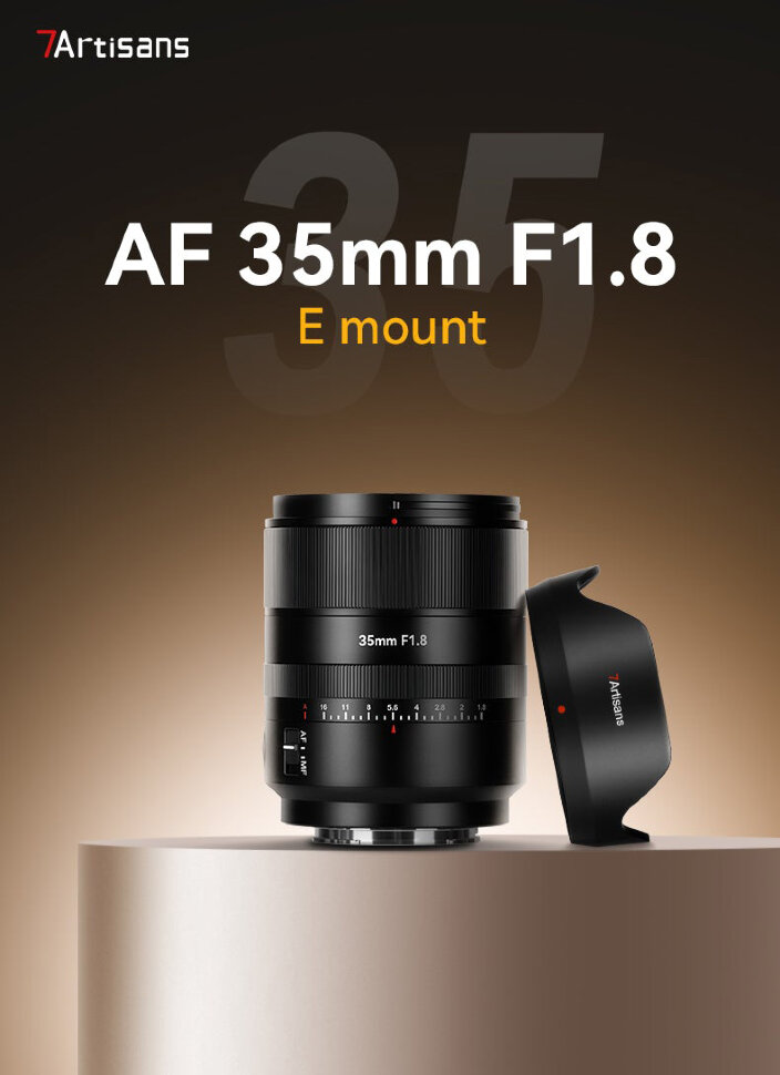 Объектив 7Artisans AF 35mm F1.8 Full Frame E-mount Объектив 7Artisans AF 35mm F1.8 Full Frame E-mount