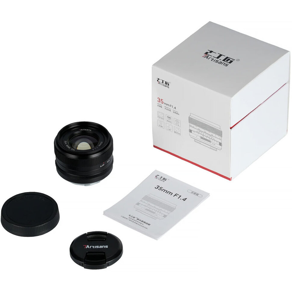 Объектив 7Artisans 35mm F1.4 Mark III RF Чёрный Объектив 7Artisans 35mm F1.4 Mark III RF Чёрный