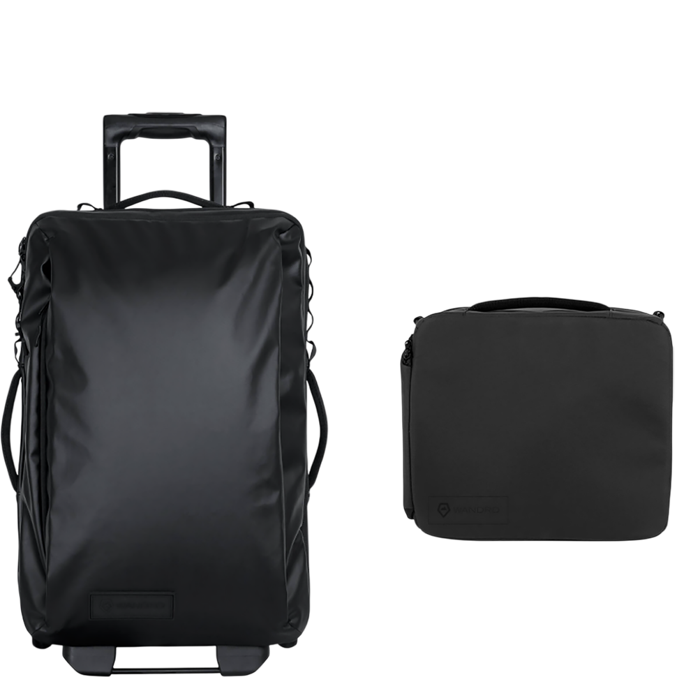 Сумка-чемодан WANDRD TRANSIT Carry-On Roller Essential + Bundle Чёрная Сумка-чемодан WANDRD TRANSIT Carry-On Roller Essential + Bundle Чёрная