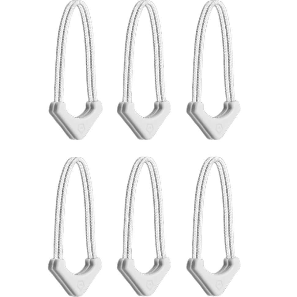 Пуллер-петля для молнии WANDRD WORRYLESS Zipper Puller Белая (6 пар) Пуллер-петля для молнии WANDRD WORRYLESS Zipper Puller Белая (6 пар)