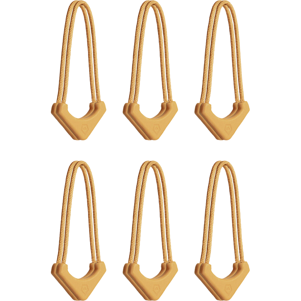 Пуллер-петля для молнии WANDRD WORRYLESS Zipper Puller Жёлтая (6 пар) Пуллер-петля для молнии WANDRD WORRYLESS Zipper Puller Жёлтая (6 пар)