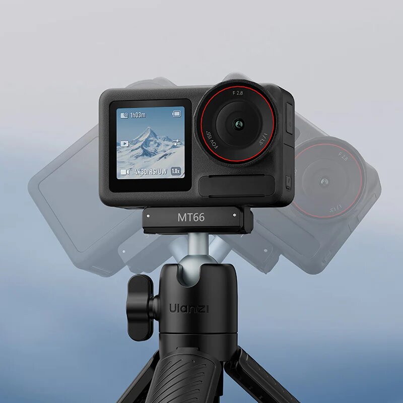 Штатив - монопод Ulanzi MT66 ClipMate Tripod для DJI Osmo Action 5 Pro/4/3, Osmo 360 Штатив - монопод Ulanzi MT66 ClipMate Tripod для DJI Osmo Action 5 Pro/4/3, Osmo 360