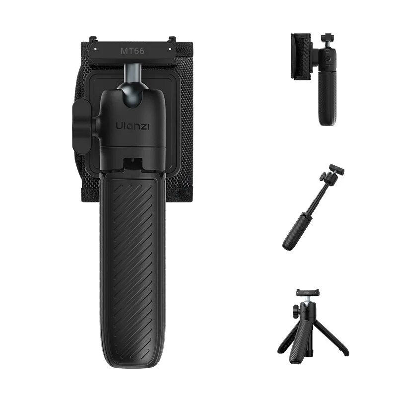 Штатив - монопод Ulanzi MT66 ClipMate Tripod для DJI Osmo Action 5 Pro/4/3, Osmo 360 Штатив - монопод Ulanzi MT66 ClipMate Tripod для DJI Osmo Action 5 Pro/4/3, Osmo 360