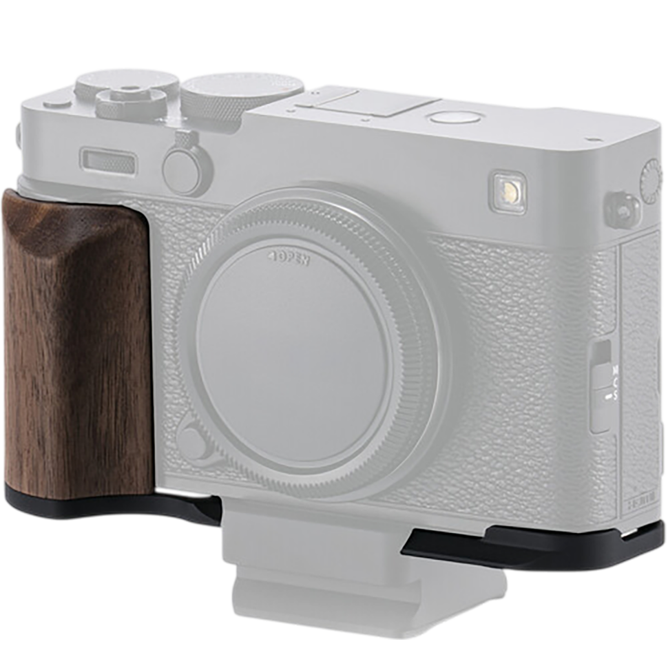 Площадка с рукояткой Tilta Wooden Grip для Fujifilm X-E5 Чёрная