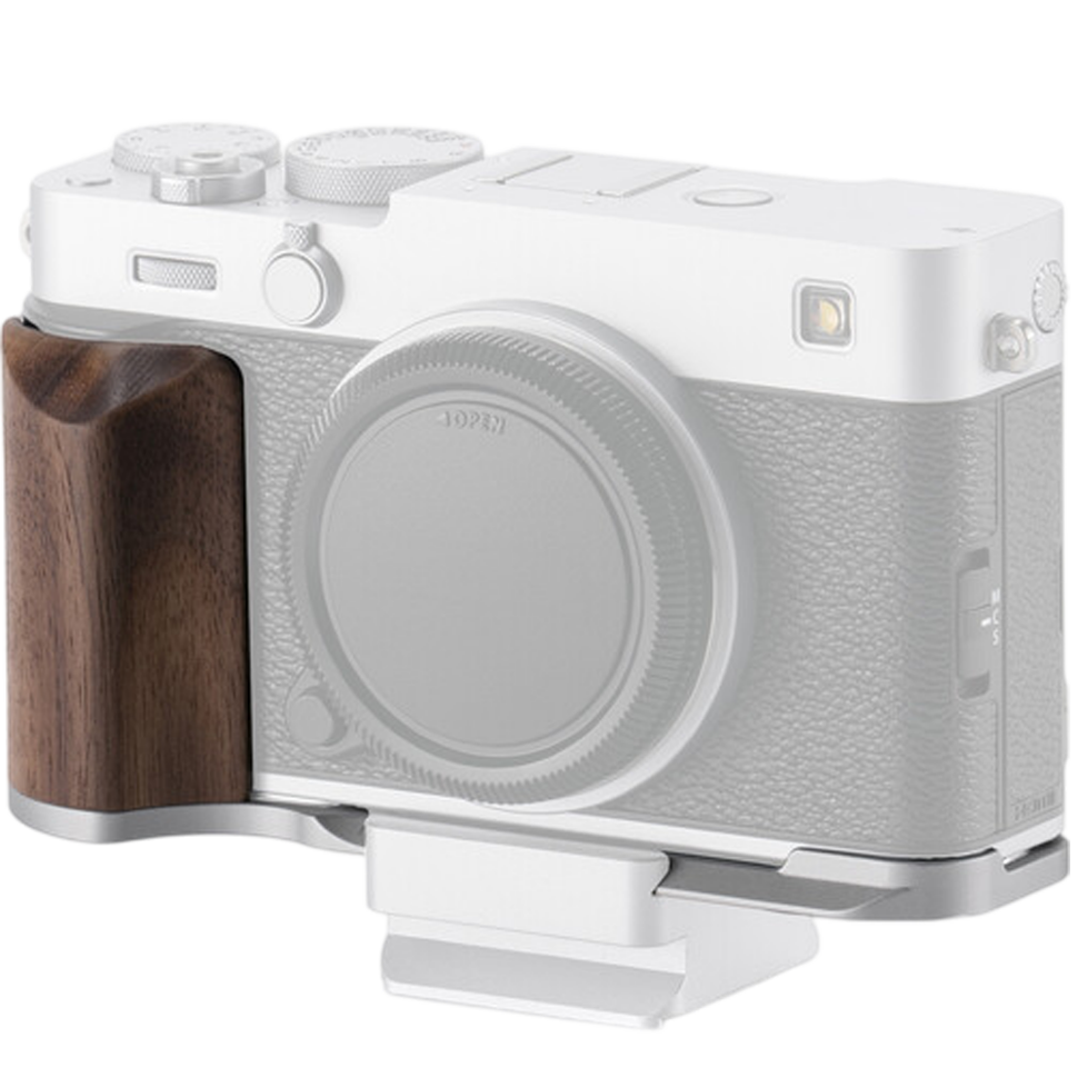 Площадка с рукояткой Tilta Wooden Grip для Fujifilm X-E5 Серебро