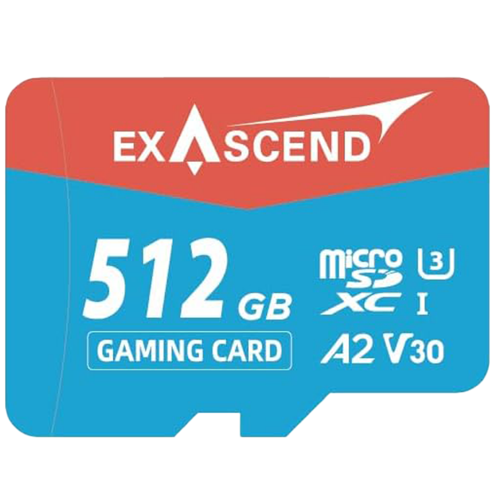Карта памяти Exascend Gaming microSDXC U3 V2 512GB Карта памяти Exascend Gaming microSDXC U3 V2 512GB