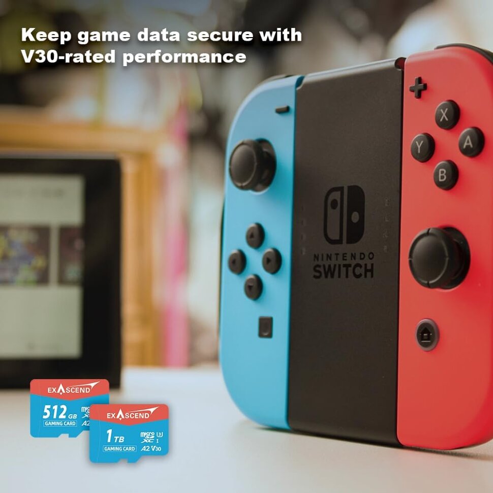 Карта памяти Exascend Gaming microSDXC U3 V2 512GB Карта памяти Exascend Gaming microSDXC U3 V2 512GB