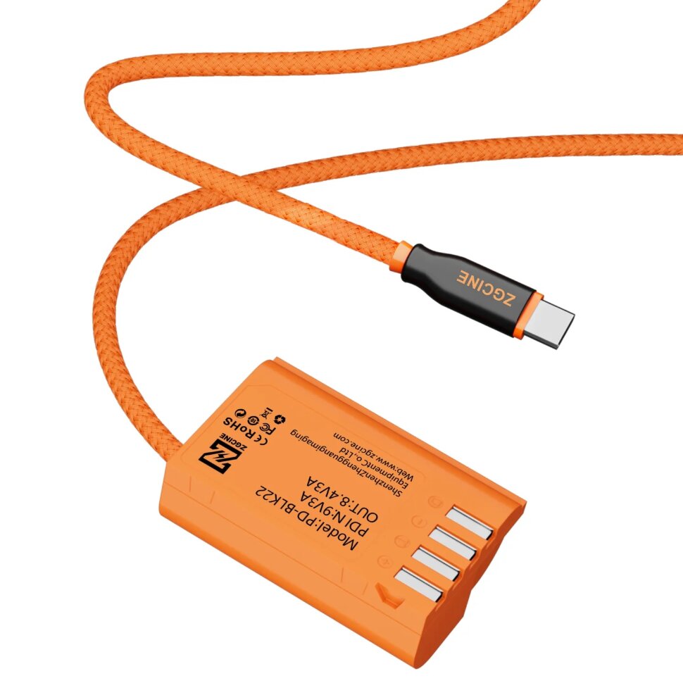 Адаптер питания ZGCine DMW-BLK22 - Type-C Адаптер питания ZGCine DMW-BLK22 - Type-C