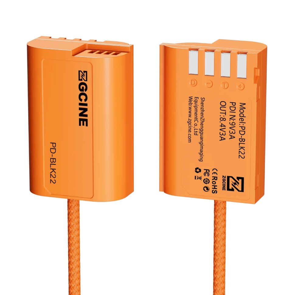 Адаптер питания ZGCine DMW-BLK22 - Type-C Адаптер питания ZGCine DMW-BLK22 - Type-C