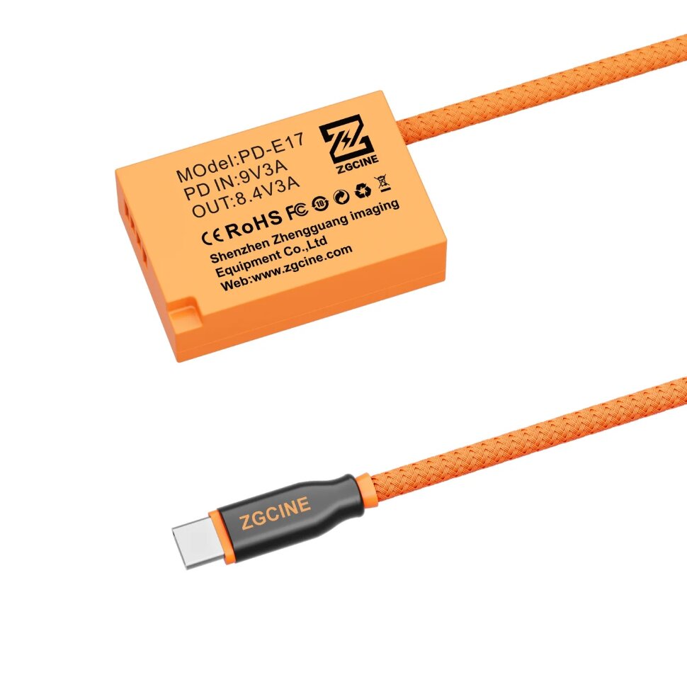 Адаптер питания ZGCine LP-E17 - Type-C Адаптер питания ZGCine LP-E17 - Type-C