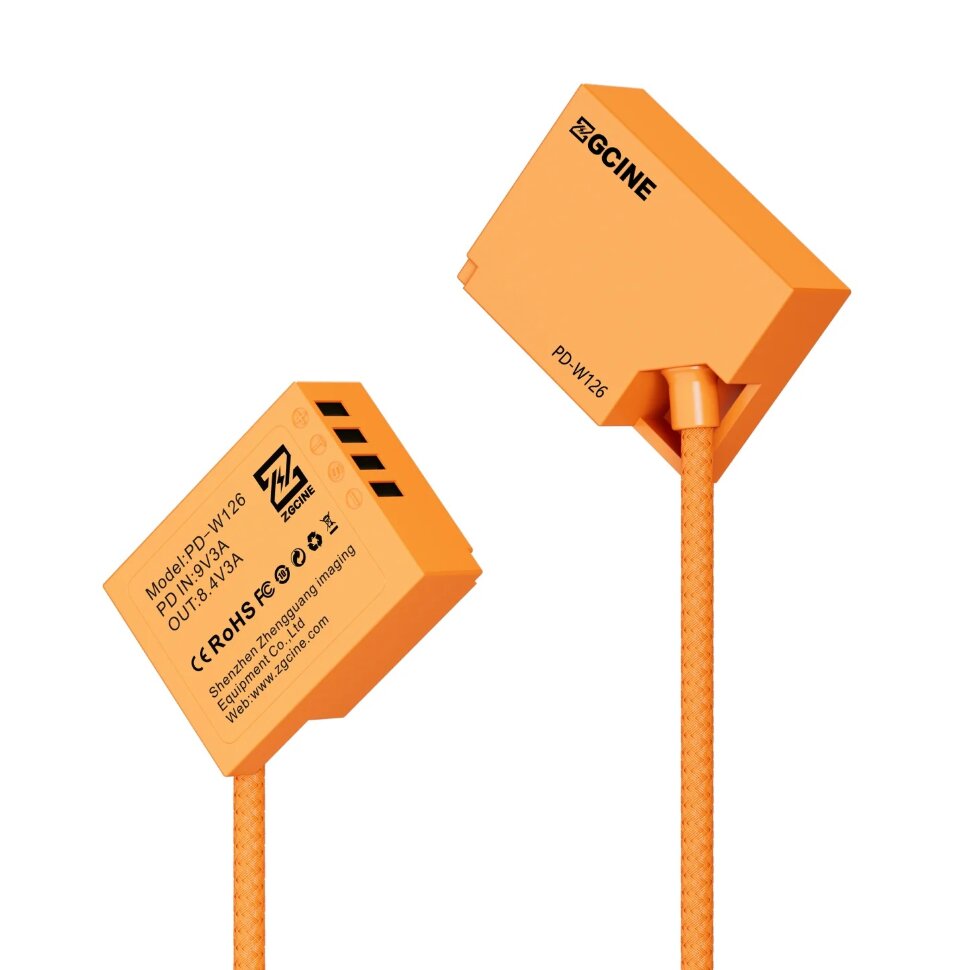 Адаптер питания ZGCine NP-W126 - Type-C Адаптер питания ZGCine NP-W126 - Type-C